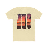 Brush Strokes Beach Sunset Graphic T-Shirt