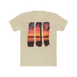Brush Strokes Beach Sunset Graphic T-Shirt