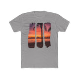 Brush Strokes Beach Sunset Graphic T-Shirt