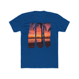 Brush Strokes Beach Sunset Graphic T-Shirt