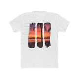Brush Strokes Beach Sunset Graphic T-Shirt