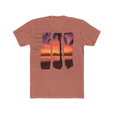 Brush Strokes Beach Sunset Graphic T-Shirt