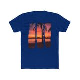 Brush Strokes Beach Sunset Graphic T-Shirt