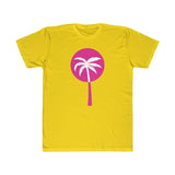 Pink Inverted Palm Tree Lightweight Graphic T-Shirt