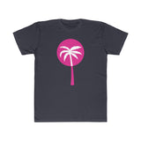 Pink Inverted Palm Tree Lightweight Graphic T-Shirt
