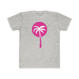 Pink Inverted Palm Tree Lightweight Graphic T-Shirt
