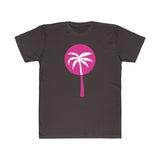 Pink Inverted Palm Tree Lightweight Graphic T-Shirt