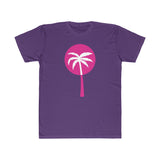 Pink Inverted Palm Tree Lightweight Graphic T-Shirt