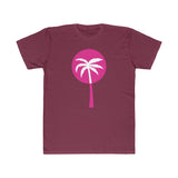 Pink Inverted Palm Tree Lightweight Graphic T-Shirt