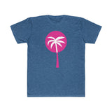 Pink Inverted Palm Tree Lightweight Graphic T-Shirt