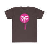 Pink Inverted Palm Tree Lightweight Graphic T-Shirt